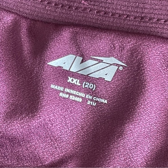 Avia Women's Shine Shorts Purple Size XXL (20) - Picture 5 of 6